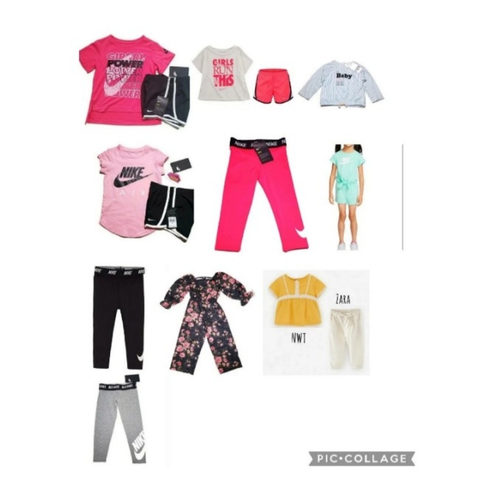 NWT 4/4T Girl Mixed Nike/Zara bundle